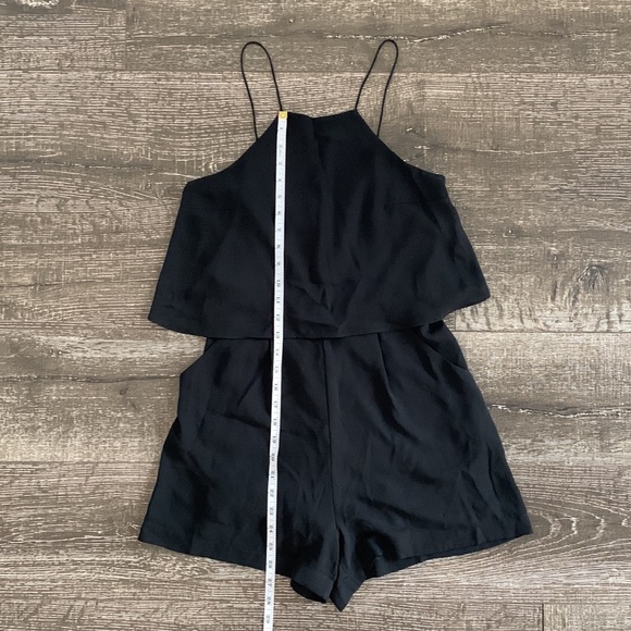 Express women’s black halter romper - Picture 4 of 10